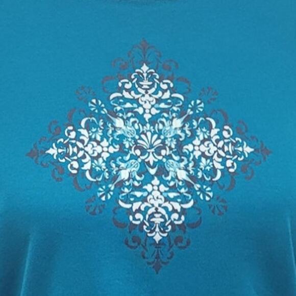 SJB Active Womens Petite Large 100% Cotton Long Sleeve Crew Neck Tee Shirt - Picture 2 of 5